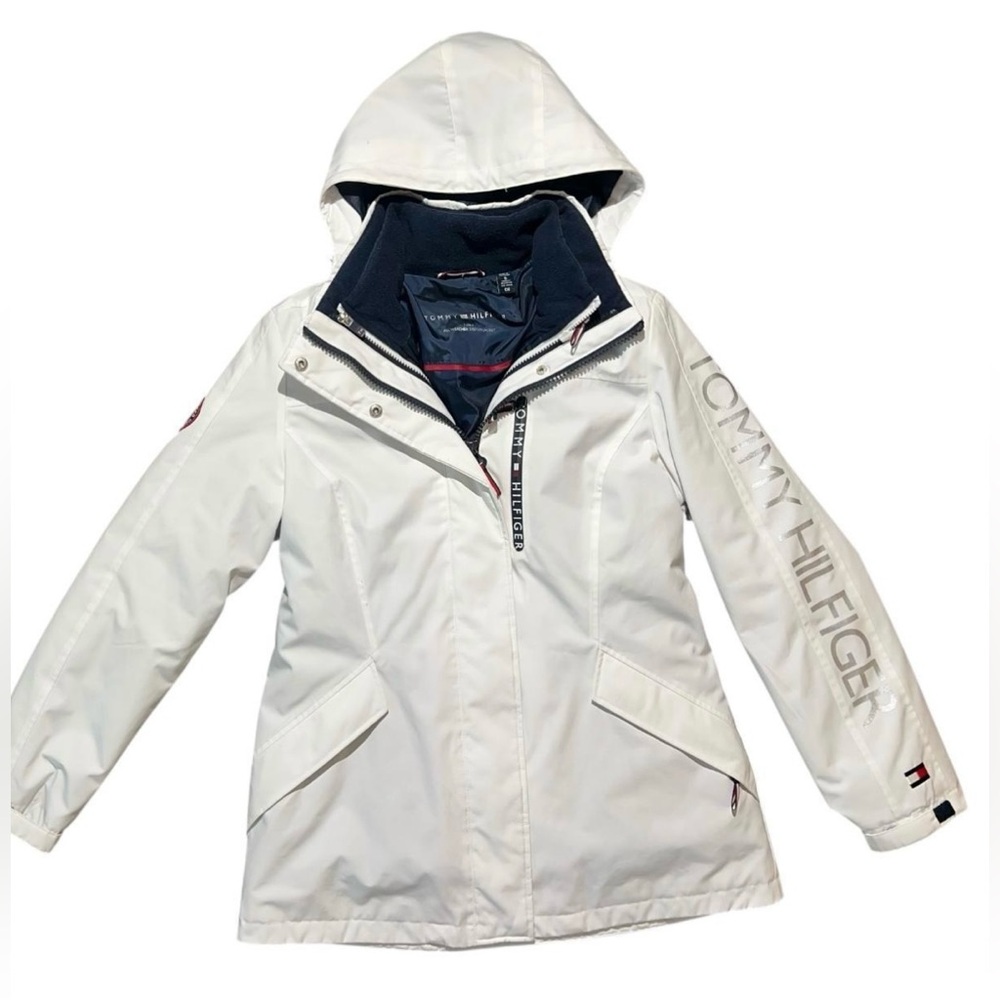 Tommy Hilfiger White Performance Jacket…Size XL